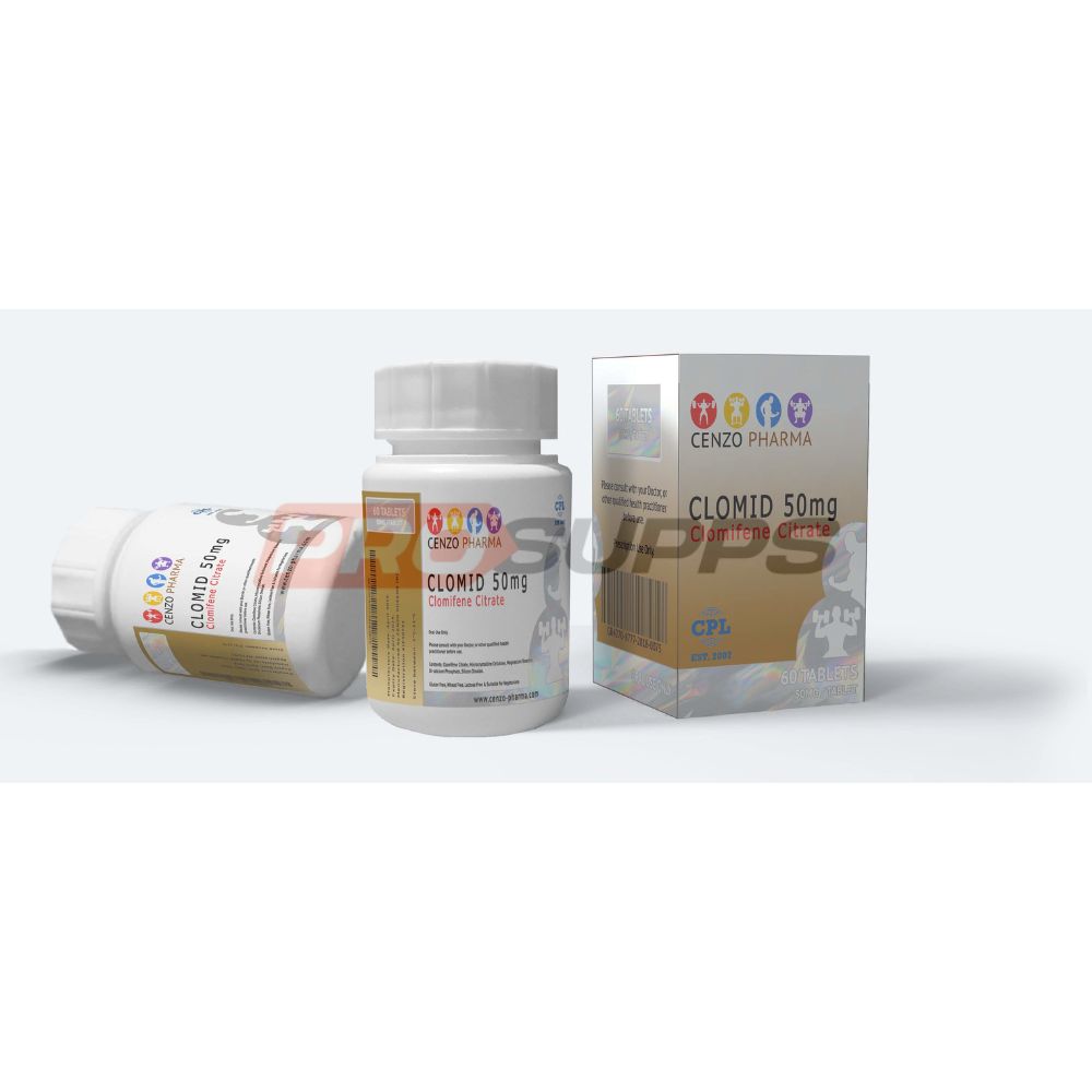 CENZO PHARMA - Clomid 50mg (60 tablets) 2 CENZO PHARMA - Clomid 50mg (60 tablets) 1