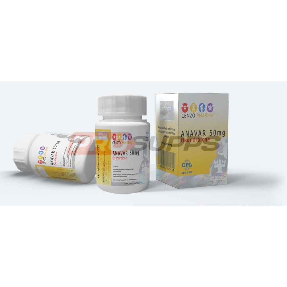CENZO PHARMA - Anavar 50mg (60 Tablets) 2 CENZO PHARMA - Anavar 50mg (60 Tablets) 1