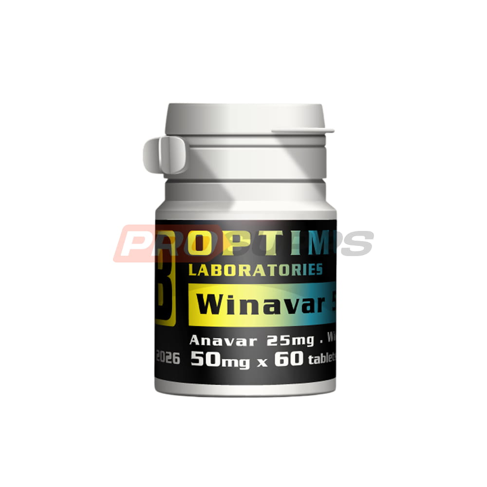OPTIMUM BIOTECH – WINAWAR 50 (ANAVAR 25mg + WINSTROL 25mg) 50mg / 60 tabs 1