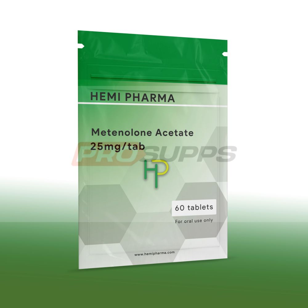 HEMI PHARMA – METENOLONE ACETATE 25 (PRIMOBOLAN, PRIMO, METHENOLONE ACETATE)25MG/TAB, 60TABS 1
