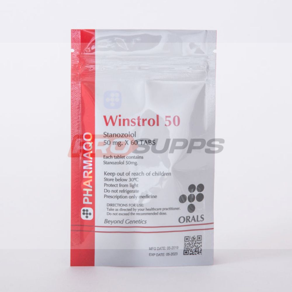 PHARMAQO LABS – WINSTROL 50 (STANOZOLOL) 50Mg/Tab, 60Tabs 1