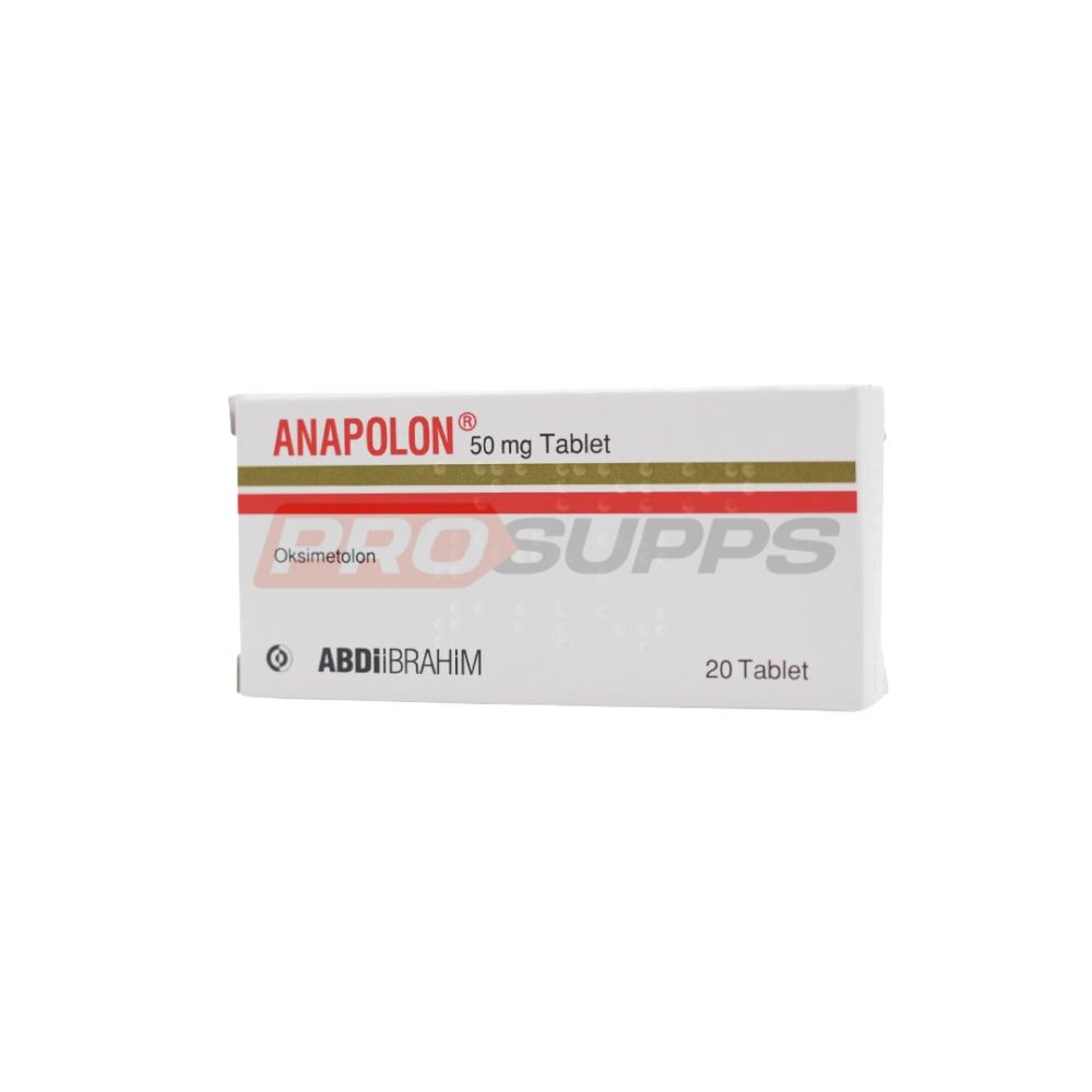 ANAPOLON - (ABDIIBRAHIM - PHARMACEUTICAL, OXYMETHOLONE, ANADROL, NAPS) 50mg/20 tablets 1