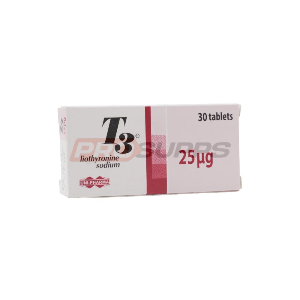 T3 UNI-PHARMA T3, 25MCG / 30TABS 1