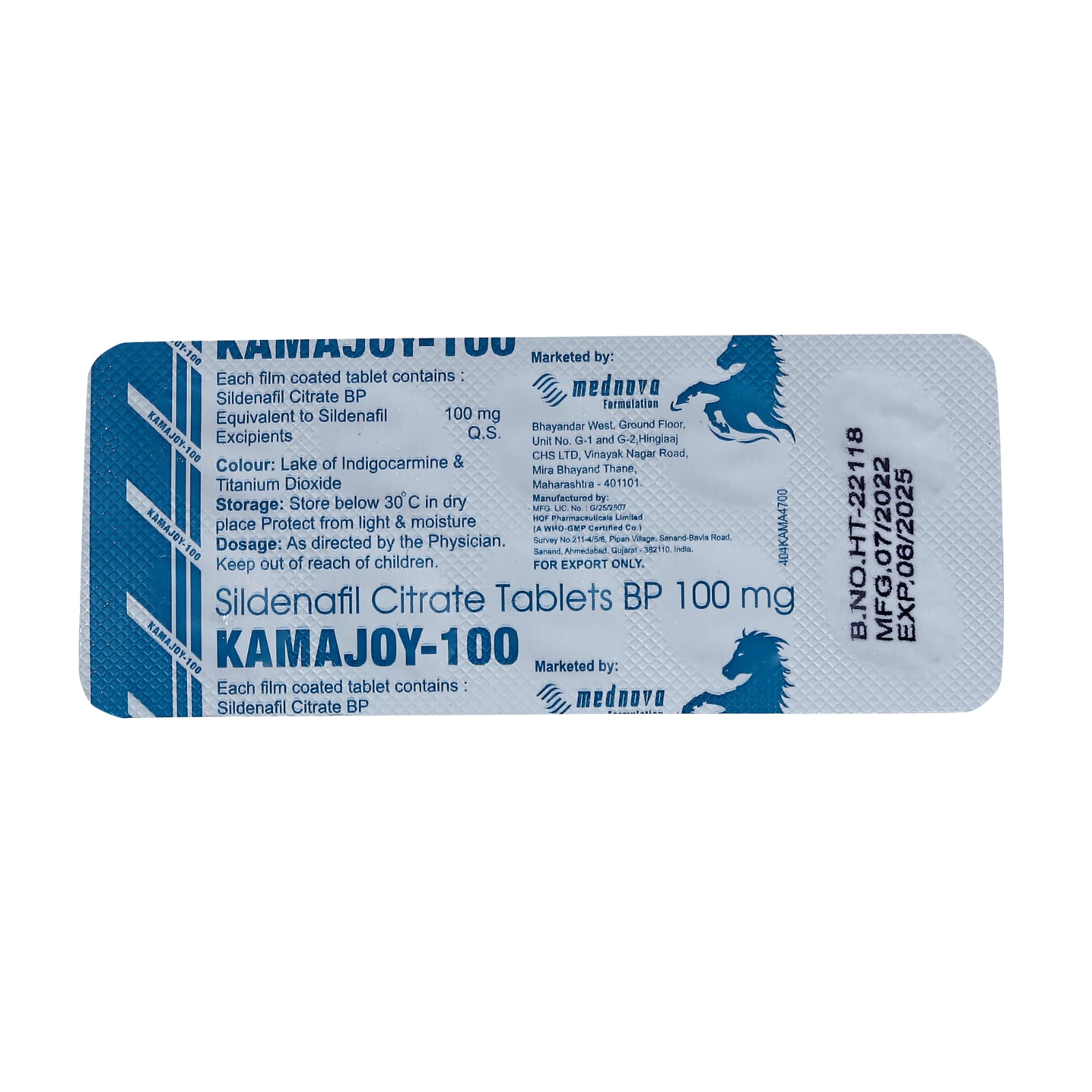 VIAGRA - KAMAJOY (SILDENAFIL CITRATE) 100mg, 10 tabs 4 VIAGRA - KAMAJOY (SILDENAFIL CITRATE) 100mg, 10 tabs 3