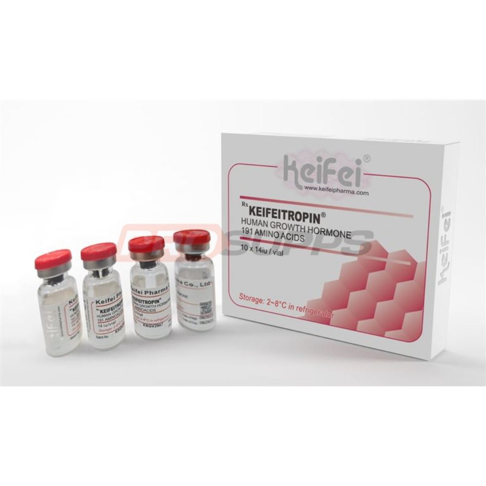 KEIFEI PHARMA – HUMAN GROWTH HORMONE HGH 10x 14iu vials, 140iu SET 1