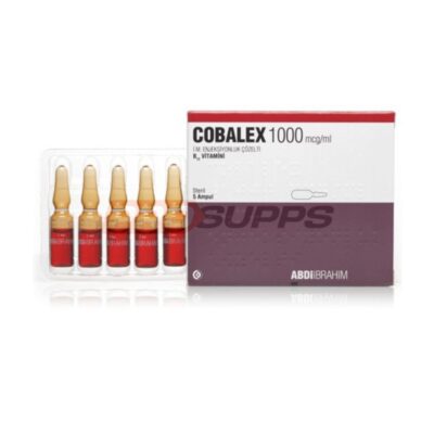 COBALEX B12 - VITAMIN B12 (ABDIIBRAHIM PHARMACEUTICALS), 1mg x 1ml, 1amp