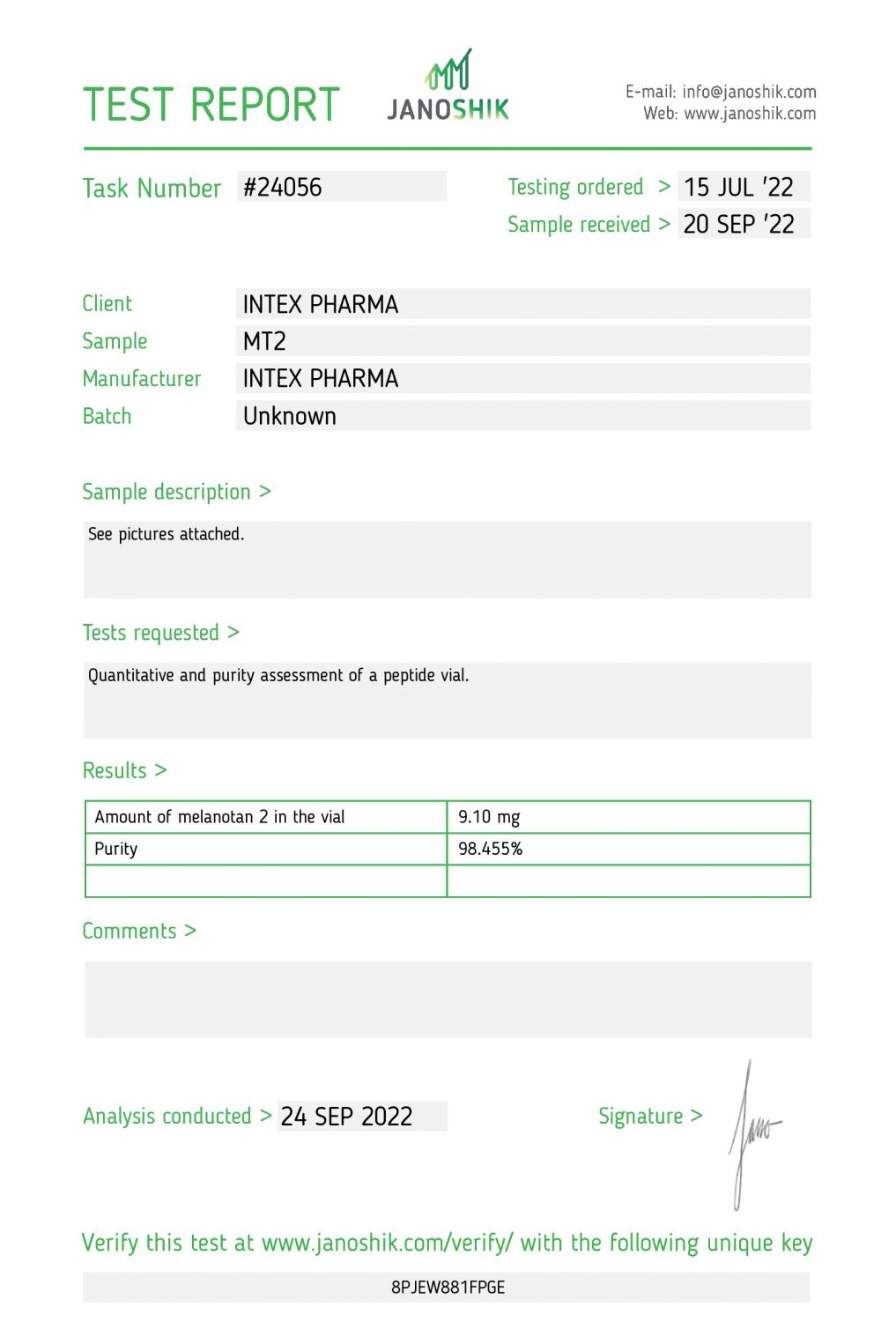 INTEX PHARMA – MELANOTAN 2 (MT2) 10mg (TANNING) 4 INTEX PHARMA – MELANOTAN 2 (MT2) 10mg (TANNING) 3