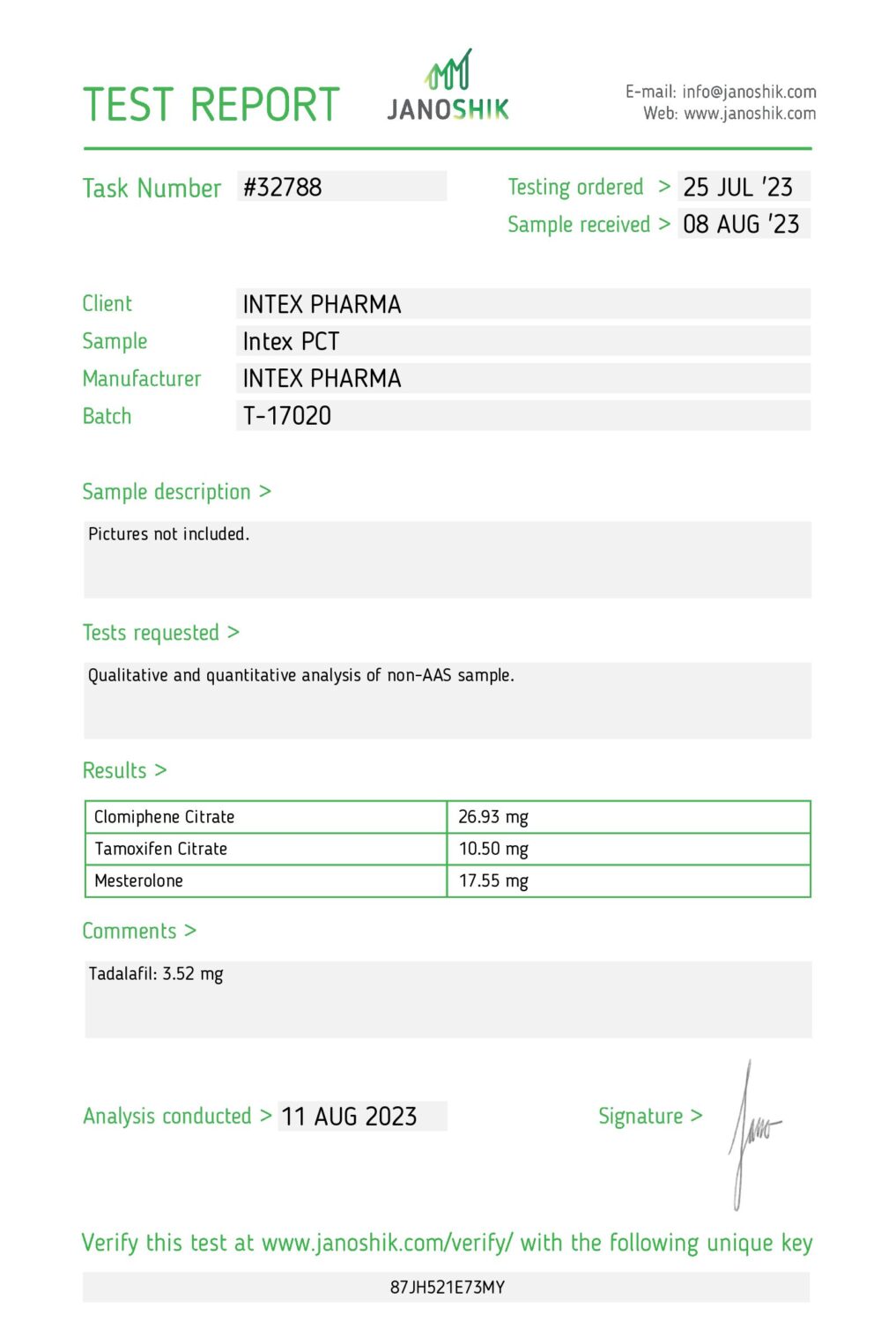 INTEX PHARMA - PCT, 100tabs 4 INTEX PHARMA - PCT, 100tabs 3