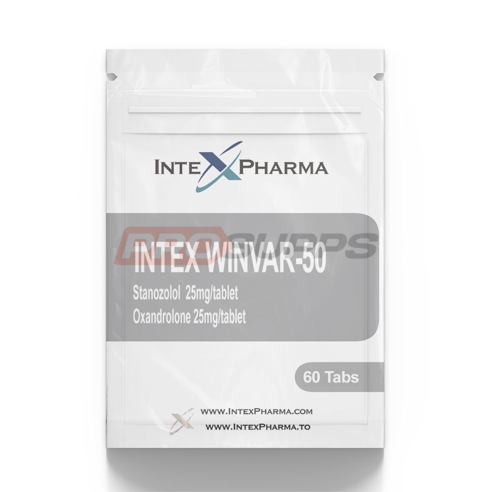 INTEX PHARMA - INTEX WIN VAR-50mg (WINSTROL, ANAVAR) 50mg / 60tabs 1