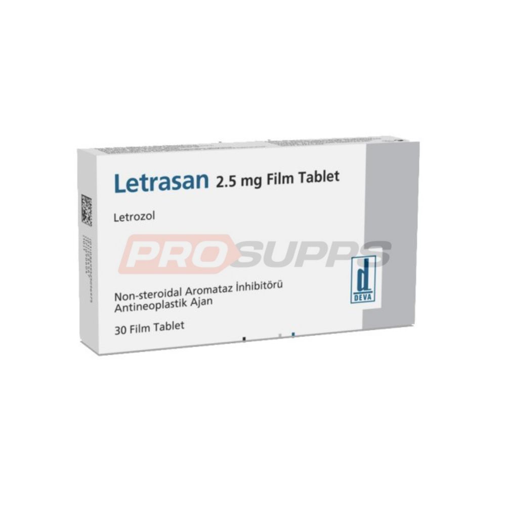 LETRASAN - LETROZOLE (PHARMACEUTICAL – DEVA PHARMACEUTICALS) 2.5mg / 30 tabs 2 LETRASAN - LETROZOLE (PHARMACEUTICAL – DEVA PHARMACEUTICALS) 2.5mg / 30 tabs 1