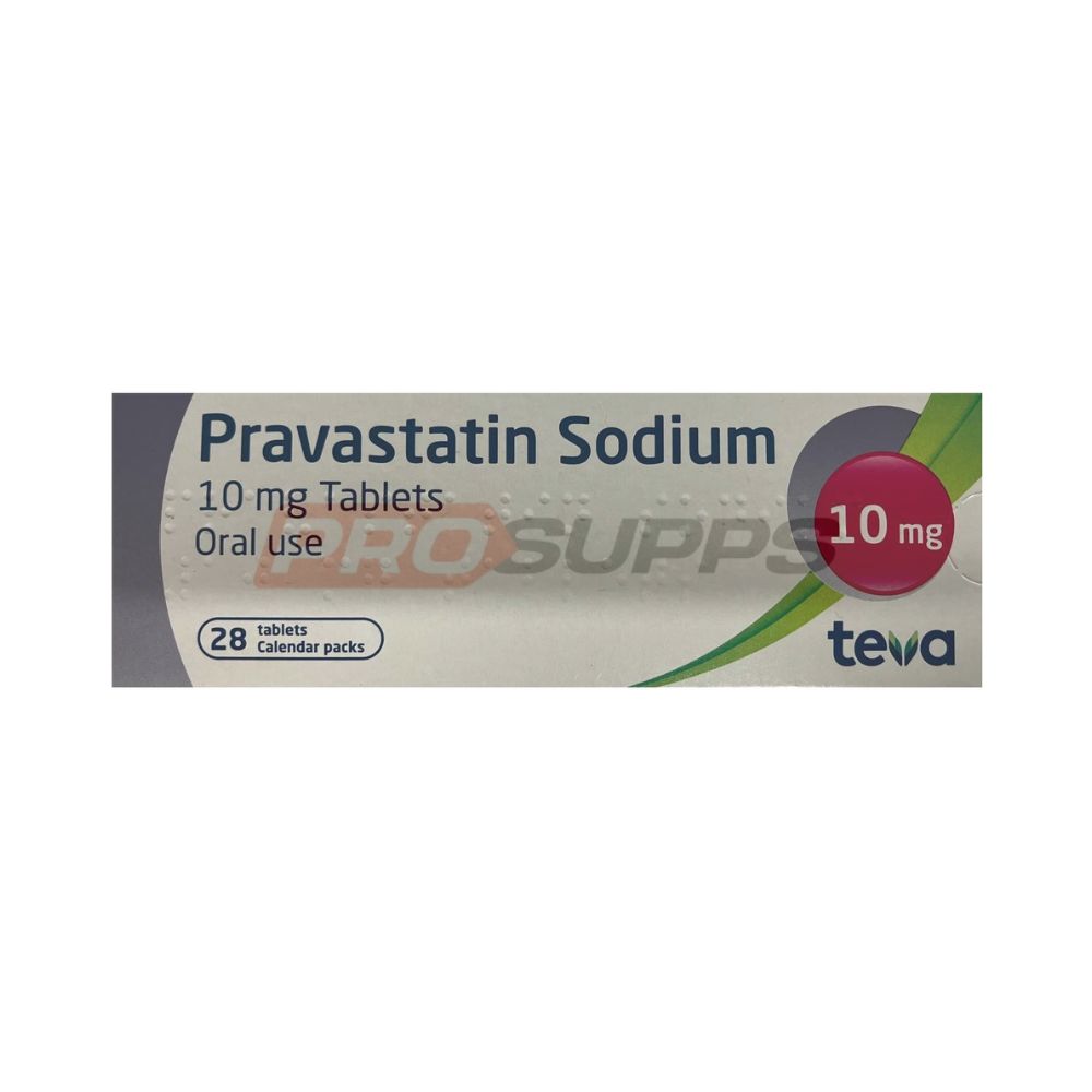 PRAVASTATIN SODIUM (LOWERS BAD CHOLESTEROL LEVELS, TEVA PHARMA) 10mg / 28tabs 1