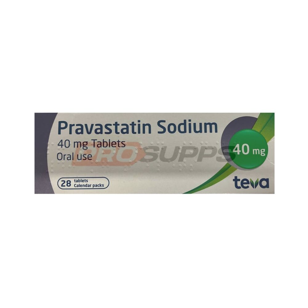 PRAVASTATIN SODIUM (LOWERS BAD CHOLESTEROL LEVELS, TEVA PHARMA) 40mg / 28tabs 1