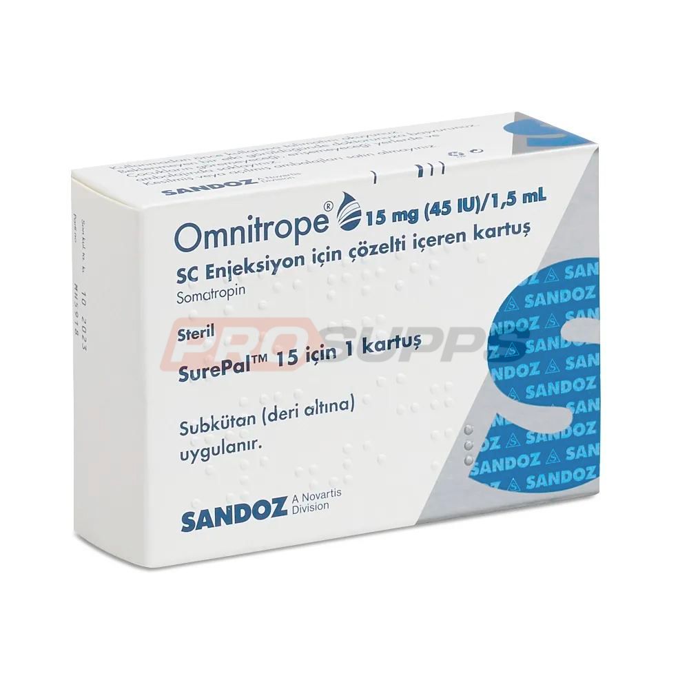 SANDOS OMNITROPE - 15mg/1.5ml, 45iu HGH (PHARMACEUTICAL GRADE HGH) 1