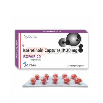 ISOTRETINOIN – ACCUTANE, ROACCUTANE (JOHN LEEPHARMACEUTICALS) 20mg / 30tabs / 3x blisters
