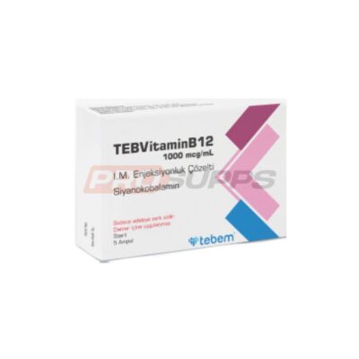 TEBVITAMIN B12 – VITAMIN B12 (TEBEM PHARMACEUTICALS), 1000mcg / ml, 1amp