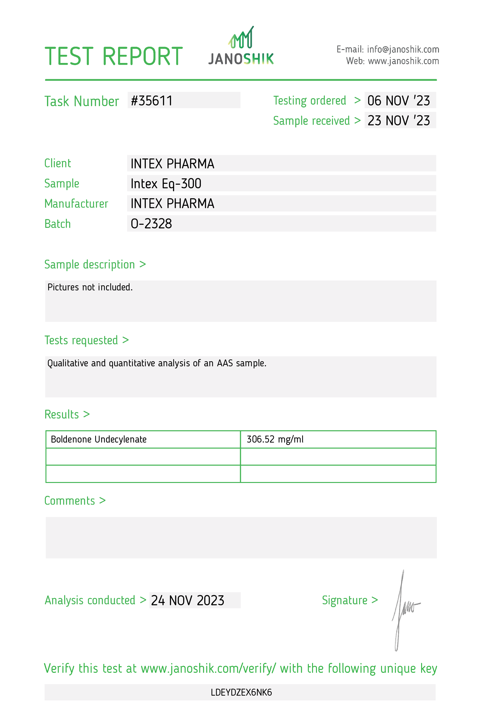 INTEX PHARMA - INTEX EQ-300 (BOLD, BOLDENONE, EQ, EQUIPOISE) 300mg/ml, 10ml 3