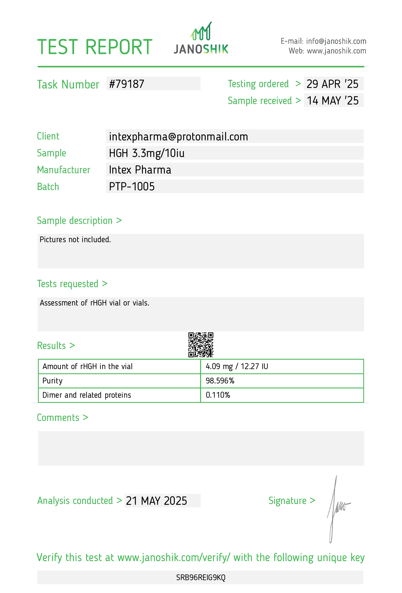 INTEX PHARMA - HGH 100iu (HUMAN GROWTH HORMONE), 10iu x 10 vials, 1x 10ml water 8 INTEX PHARMA - HGH 100iu (HUMAN GROWTH HORMONE), 10iu x 10 vials, 1x 10ml water 7