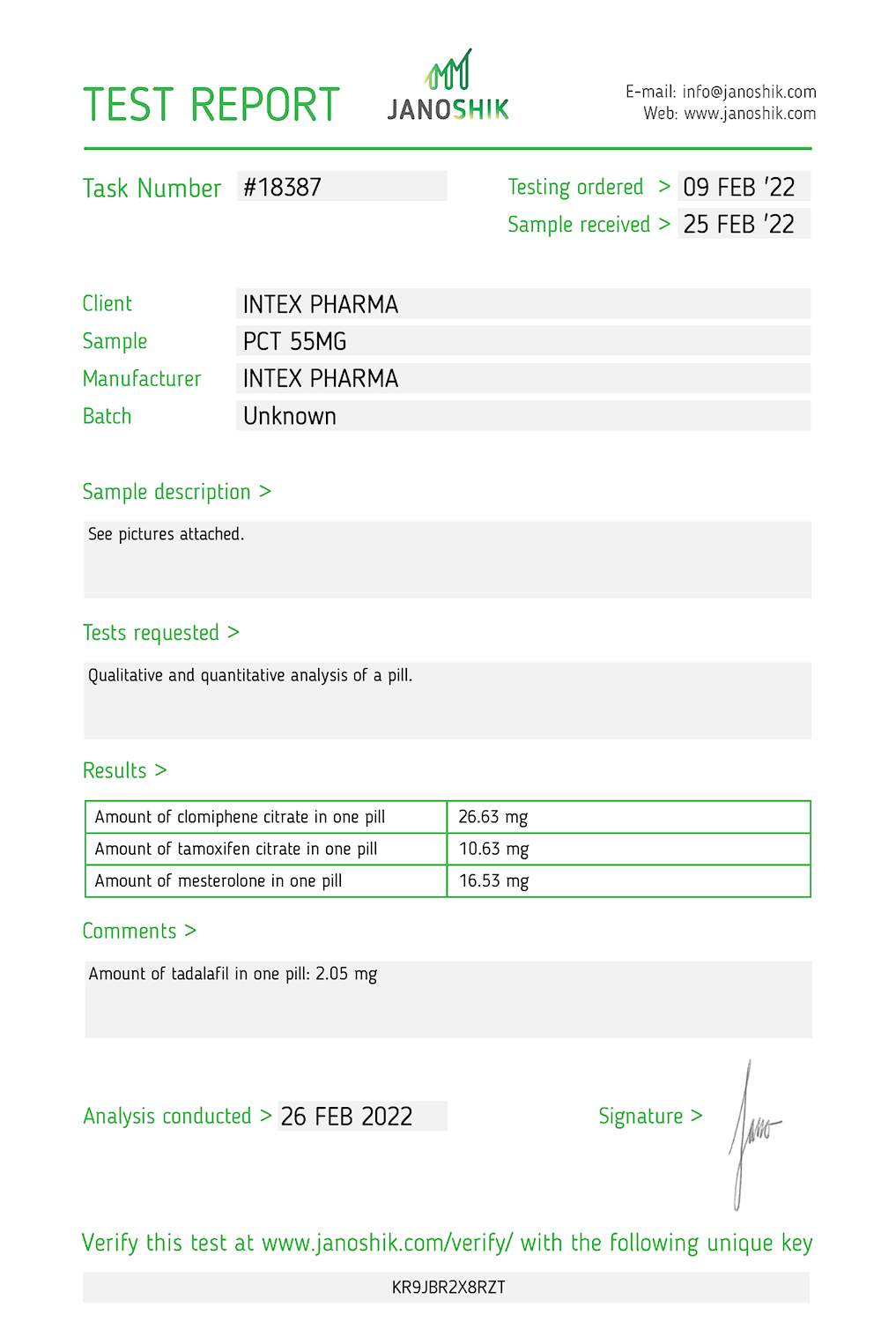 INTEX PHARMA - PCT, 100tabs 8 INTEX PHARMA - PCT, 100tabs 7