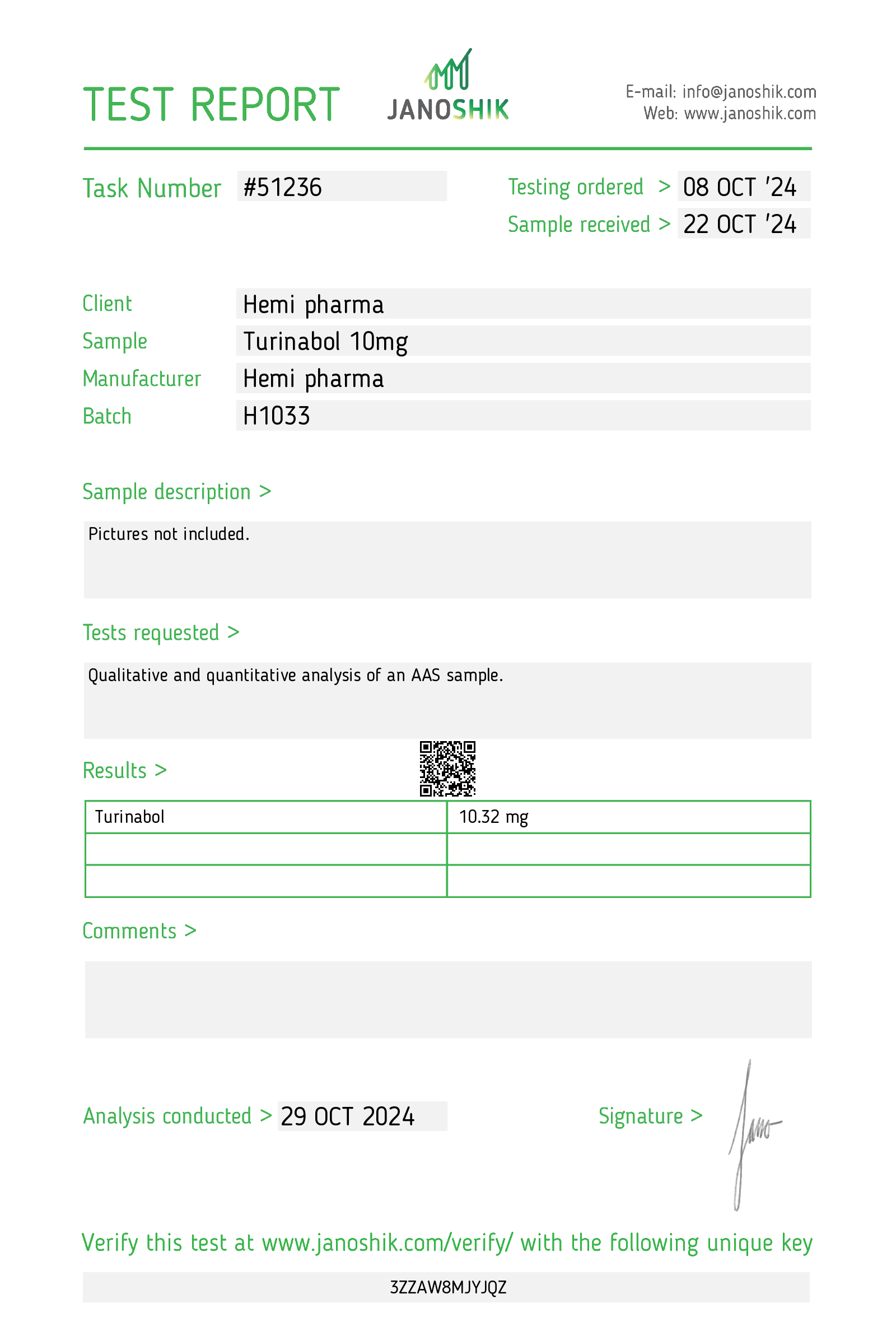 HEMI PHARMA – TURINABOL 10mg, 100 tabs 3