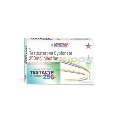 TESTACYP 250 - TESTOSTERONE CYPIONATE (AMERICAN REMEDIES, PHARMACEUTICAL) 250mg/1amp (+ syringe and needle included)