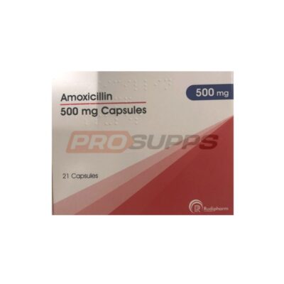AMOXICILLIN – 500mg x 21 capsules (RUDIPHARM UK PHARMACEUTICALS) ANTIBIOTICS