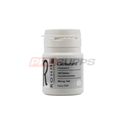 R.O.H.M (ROHM) – CLENBUTEROL (CLEN) 40mcg/100tabs
