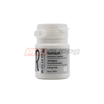 R.O.H.M (ROHM) – VENTOLIN (ALBUTEROL, SALBUTAMOL, PROVENTIL), 9.6mg/100tabs