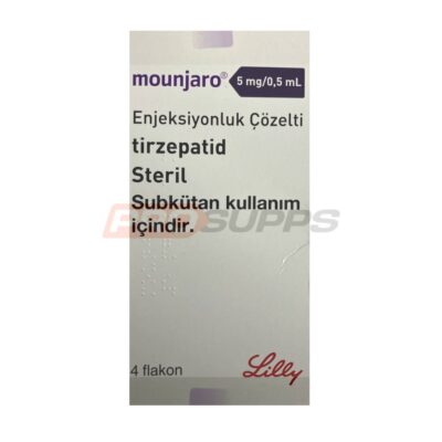 MOUNJARO (TIRZEPATIDE, LILLY PHARMACEUTICALS) 5mg / 0.5ml vial, 4 vials (GENUINE PHARMACEUTICAL PRODUCT)