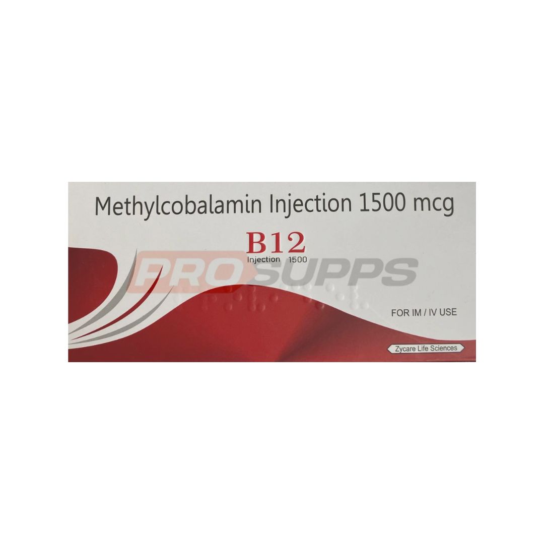 B12 (METHYLCOBALAMIN INJ) – VITAMIN B12 (ZYCARE LIFE SCIENCIES), **1500mcg /amp**, 1amp *** EXP 03.2026 *** 1
