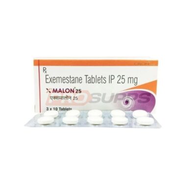 EXEMESTANE - MALON, PHARMACEUTICAL GRADE, 25mg x 30tabs (AROMASIN)
