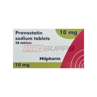 PRAVASTATIN SODIUM (LOWERS BAD CHOLESTEROL, MILPHARM PHARMA) 10mg / 28tabs