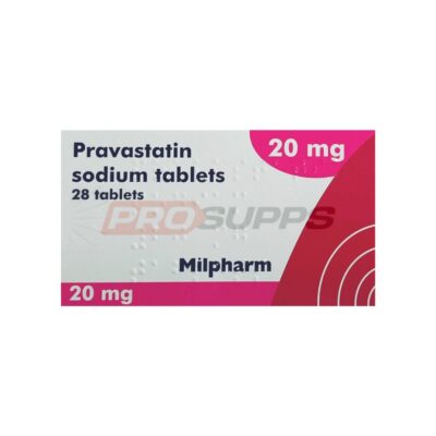 PRAVASTATIN SODIUM (LOWERS BAD CHOLESTEROL, MILPHARM PHARMA) 20mg / 28tabs