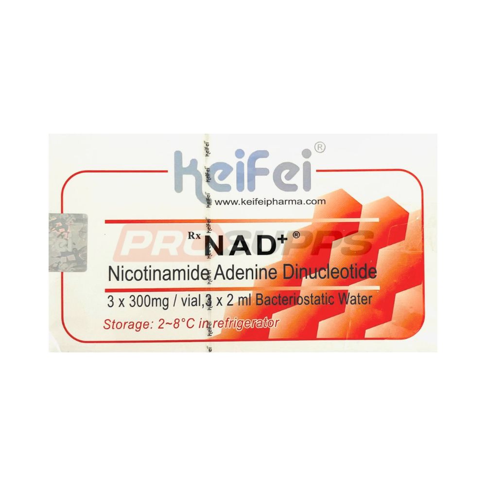 KEIFEI PHARMA - NAD+ 300mg x 3 vials (Bac Water included) 2 KEIFEI PHARMA - NAD+ 300mg x 3 vials (Bac Water included) 1