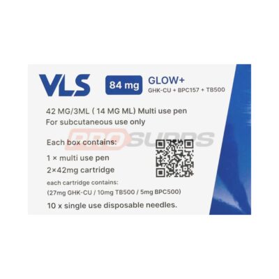 Manufacturers 7 VLS - GLOW + (GHK-CU, BPC-157, TB-500), *** 42MG / 3 ML *** (MULTI USE PEN)